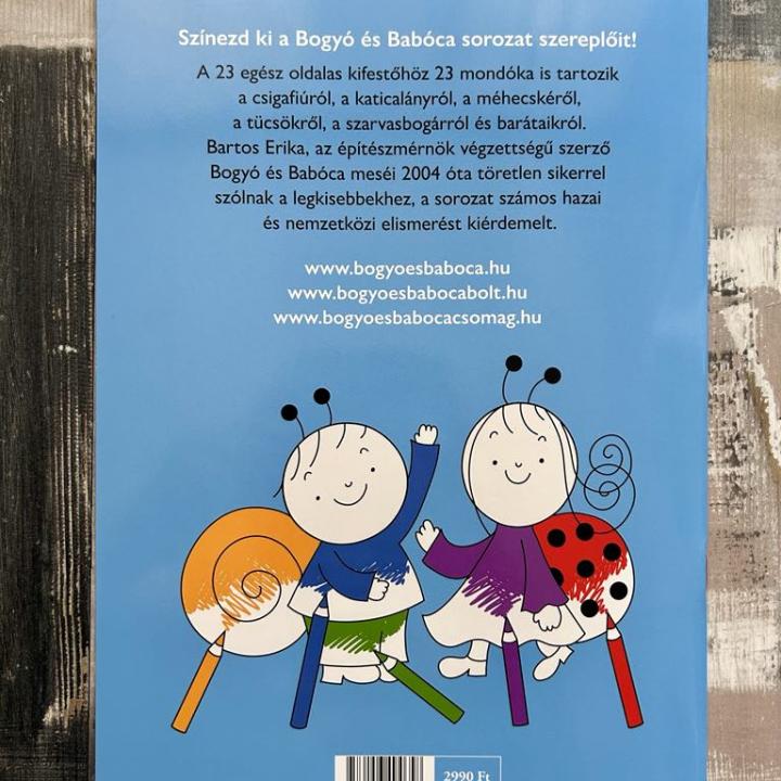 Bogyó és Babóca mondókás kifestő óvodásoknak