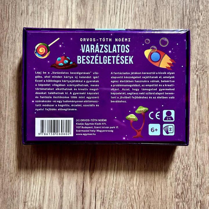Varázslatos beszélgetések - képzelőerőt fejlesztő kártyák gyerekeknek