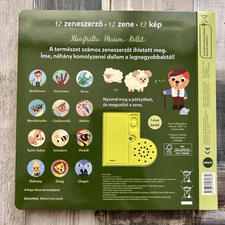 A természet zenéi - Kis zenélő könyveim