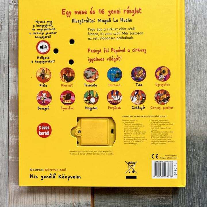 Pepe a cirkuszban - Zenélő könyv