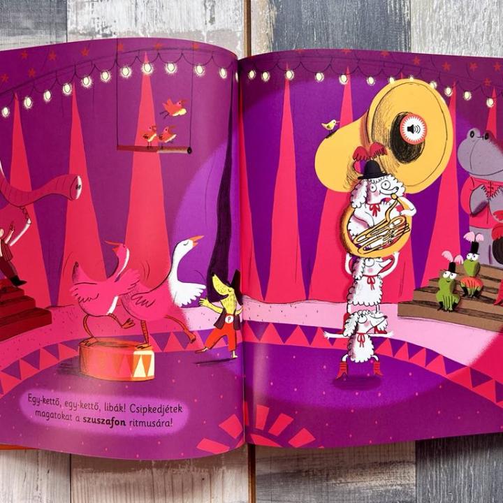Pepe a cirkuszban - Zenélő könyv
