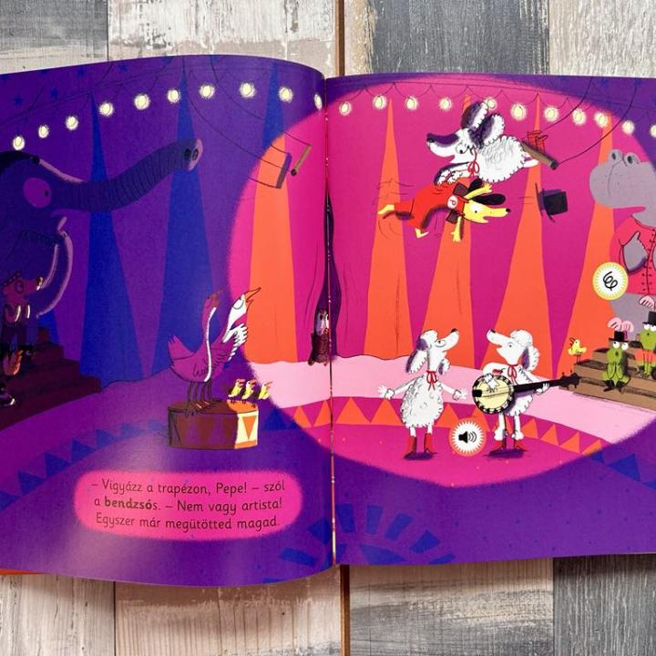 Pepe a cirkuszban - Zenélő könyv