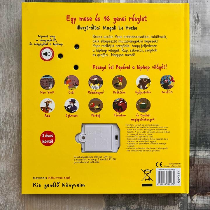Pepe és a hiphop - Zenélő könyv