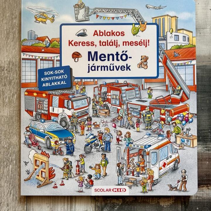 Ablakos Keress, találj, mesélj! Mentőjárművek