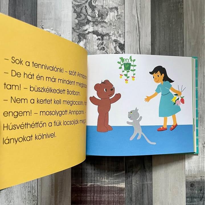 Boribon tojást fest